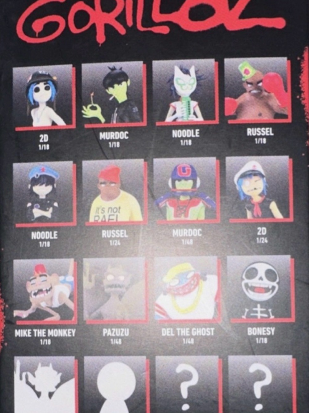 Superplastic Gorillaz 20 Year Anniversary Mini Series - Both Noodle Figures - Picture 12 of 12